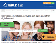 Tablet Screenshot of flickrocket.com